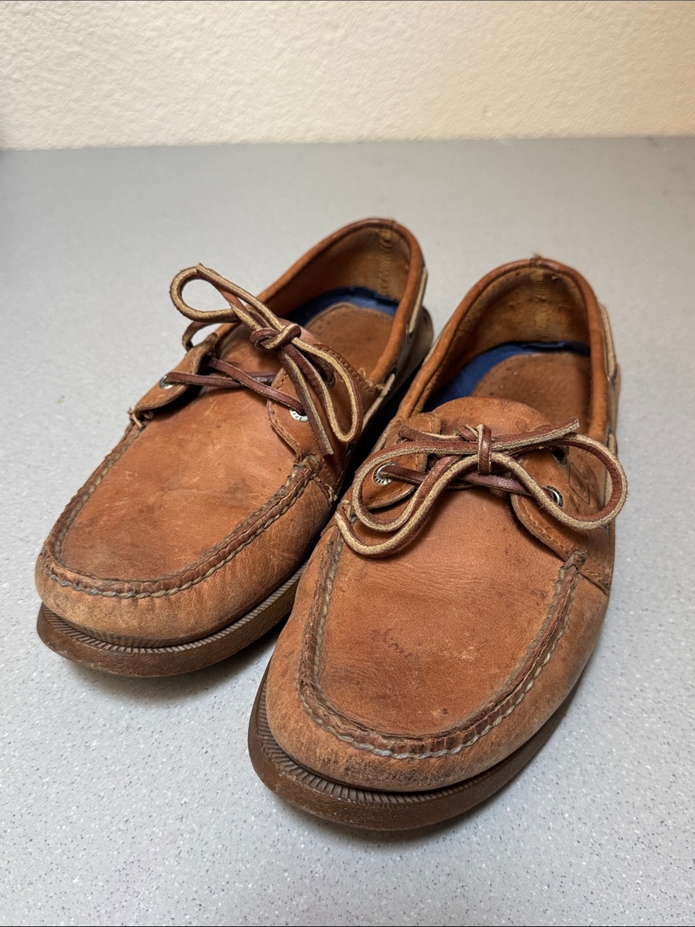 Sperry Men's Brown Leather Boat Shoes